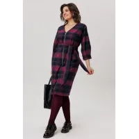 Платье Anelli 1728 Винная геометрия