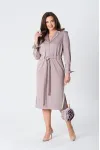 Платье Vilena Fashion 1054 капучино