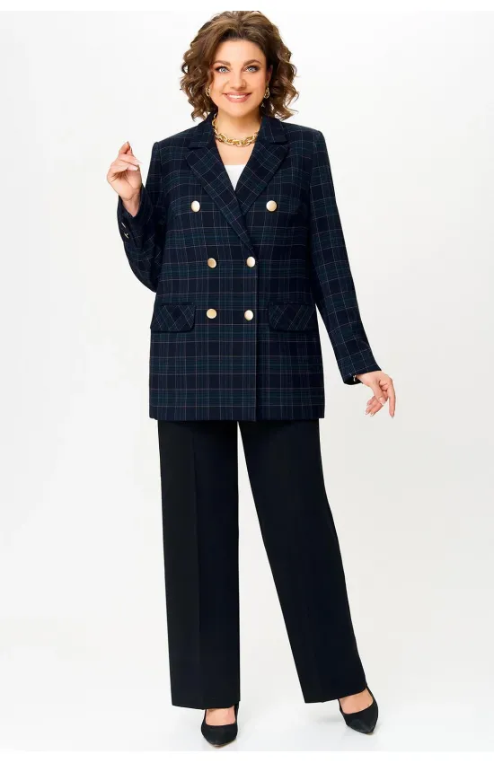 Пиджак Дали 3536.1 синяя клетка