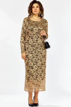 Платье Lady Secret 25311 золотой + черный