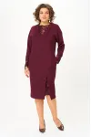 Платье Кокетка И К 1337-1 бордовый