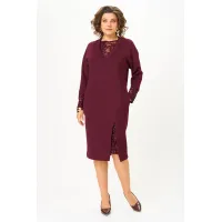Платье Кокетка И К 1337-1 бордовый