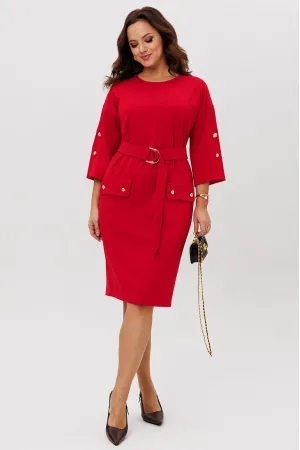 Платье Галеан Cтиль 998 красный Платье Галеан Cтиль 998 красный