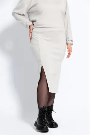 Юбка Begimoda 5005 серебро