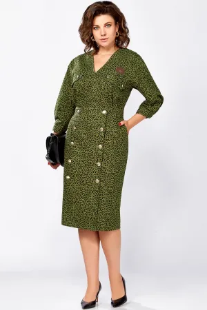 Платье Mira Fashion 5601-2 зеленый