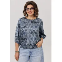 Блузка Anelli 1779.1 аронианский синий