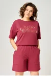 Блузка Rumoda 2292 бордовый