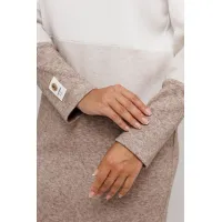 Платье Галеан Cтиль 915 бежевый с коричневым