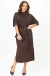 Платье Карина Делюкс М-1411 коричневый