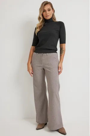 Брюки Mirolia 1265 коричневаяёлочка
