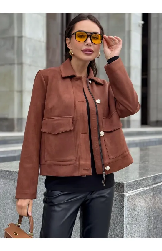 Пиджак Aura Ofthe Day 1141 тёплая карамель Пиджак Aura Ofthe Day 1141 тёплая карамель