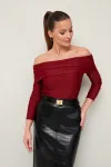 Блузка Pur Pur 11-340/1 Бордовый