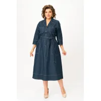 Платье Кокетка И К 1501 джинсовый