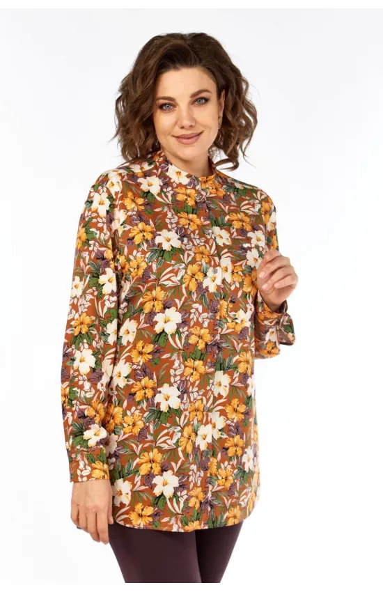 Рубашки Avenue 0347-1 дизайн цветы