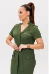 Платье Галеан Cтиль 857 хаки