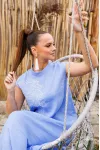 Платье Галеан Cтиль 979 голубой