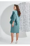 Платье Mira Fashion 5535-2 бирюзовый