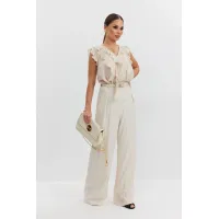 Брюки Vesnaletto 4419-1 молочный