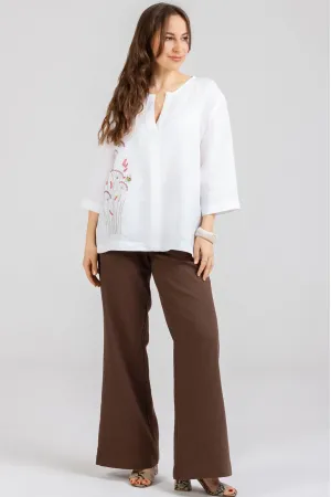 Брюки Mirolia 1257 шоколад