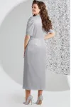Платье Mira Fashion 5530-2 серебро