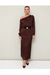 Платье Pur Pur 11-424/1 Коричневый