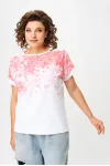 Блузка Rumoda 2258 бело-розовый