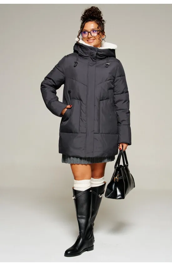 Пальто Beautiful & Free 8021 чёрный Пальто Beautiful & Free 8021 чёрный