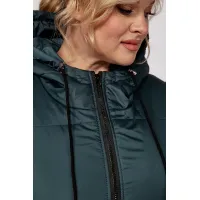 Пальто Algranda 4030-4 Морская волна