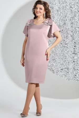 Платье Mira Fashion 5518-4 пудра