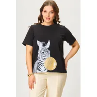 Майка Sova 11273 черный+зол