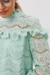 Блузка Anelli 1689 бирюзовый