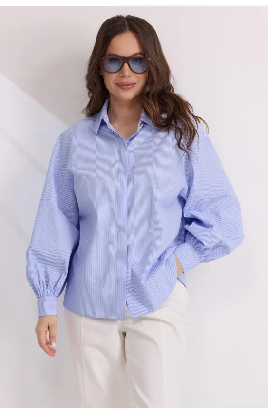 Блузка Магия Моды 2607 голубой
