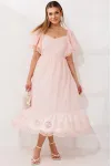 Платье Мода-Юрс 26-2980 пудра