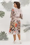 Платье Mira Fashion 5672 пастельный мультиколор