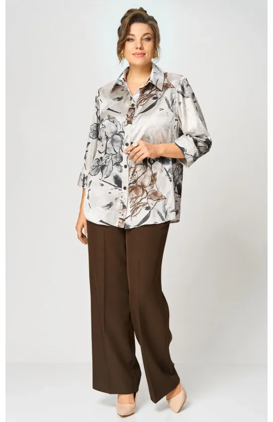 Брюки Белэльстиль 601-288 коричневый