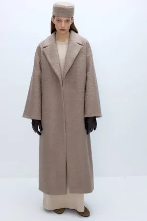 Пальто Pirs 5673 бежевый