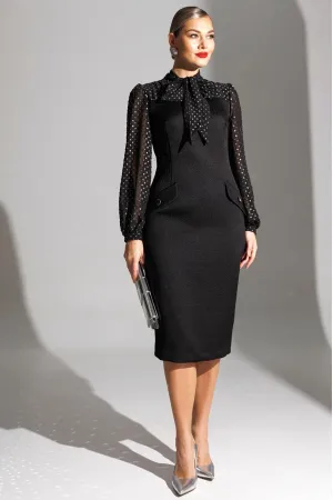Платье Мода-Юрс 25-2779 черный