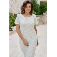 Платье Vittoria Queen 28693пл молочно-салатовый Платье Vittoria Queen 28693пл молочно-салатовый