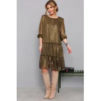 Платье Amori 9824 хаки