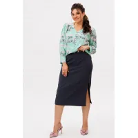 Юбка Anelli 1648 грифельный силуэт