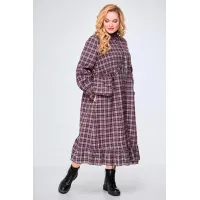 Платье Anelli 977 бордо