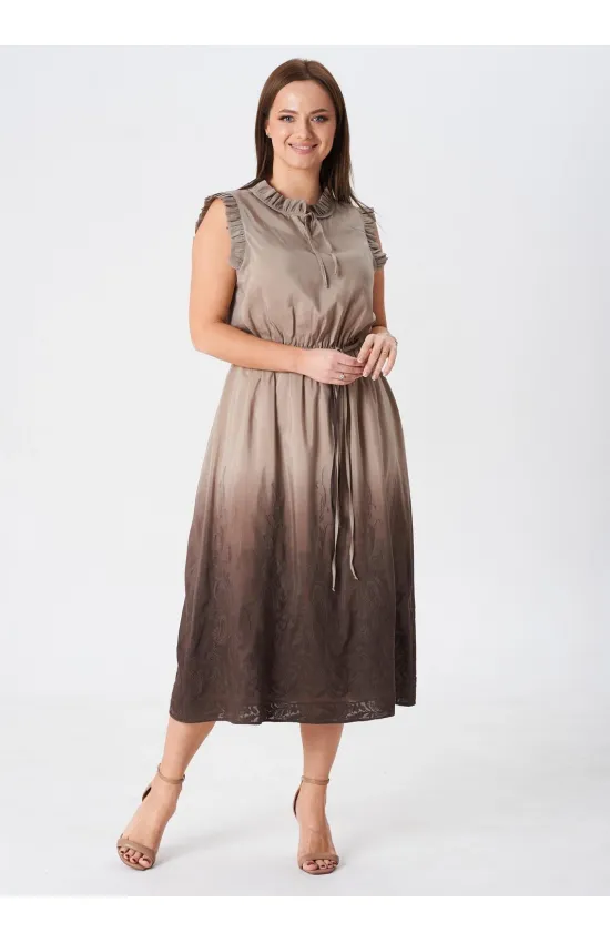 Платье Your Size 2246/164 Кофе с молоком (Капучино)