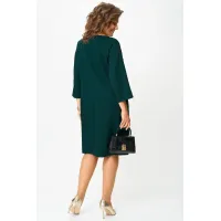 Платье Карина Делюкс М-1377 изумрудный