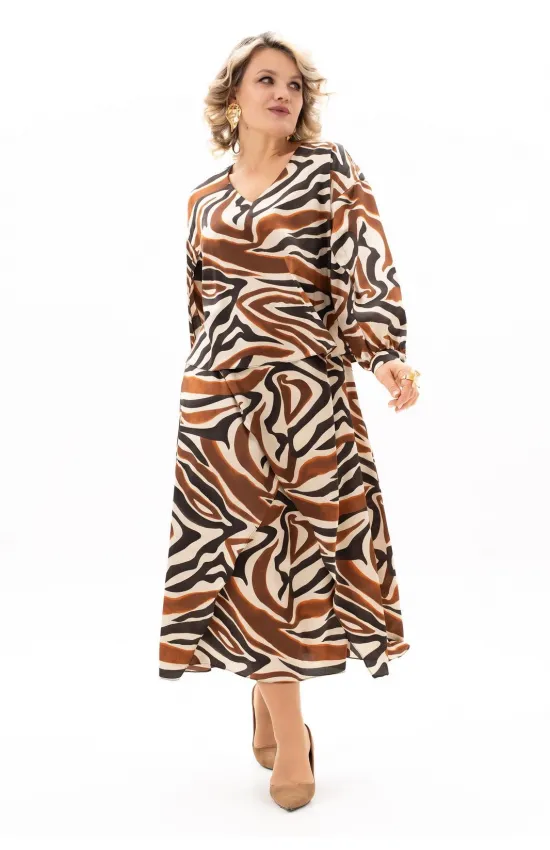 Платье Algranda 4129 Мультиколор