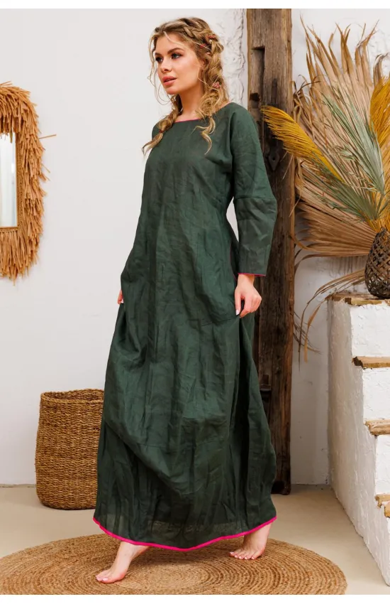 Платье Амулет 9910 изумруд 170