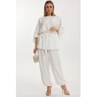 Брюки Kaloris 2308/1 белый