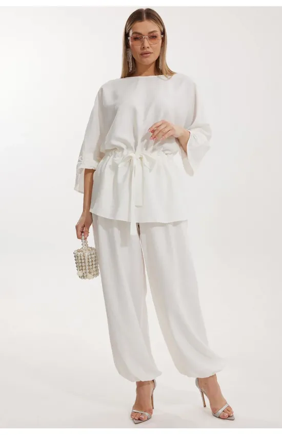 Брюки Kaloris 2308/1 белый