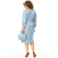 Платье Карина Делюкс М-1369 голубой