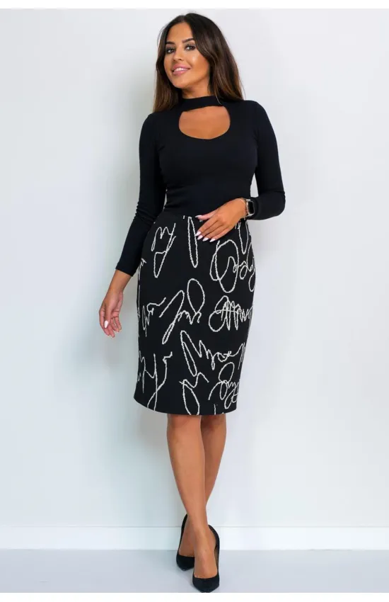 Юбка Nika.pl 0503201 Sigma-32 Черно-белый