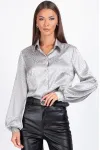 Блузка Vizavi 741 серый Блузка Vizavi 741 серый
